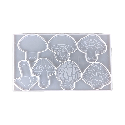 Mushroom Cabochon Silicone Molds DIY-L071-05B-1
