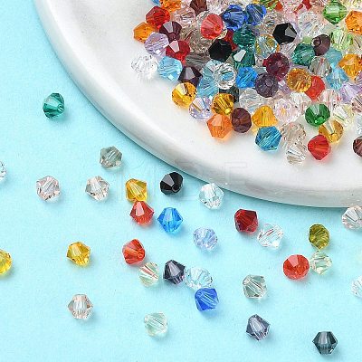 Imitation Austrian Crystal Beads SWAR-F022-4x4mm-M-1