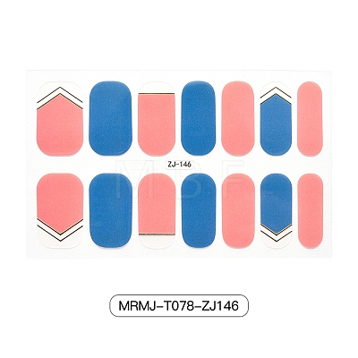 Full Wraps Nail Polish Stickers MRMJ-T078-ZJ146-1