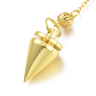 Brass Cone Dowsing Pendulums KK-K239-02G-1