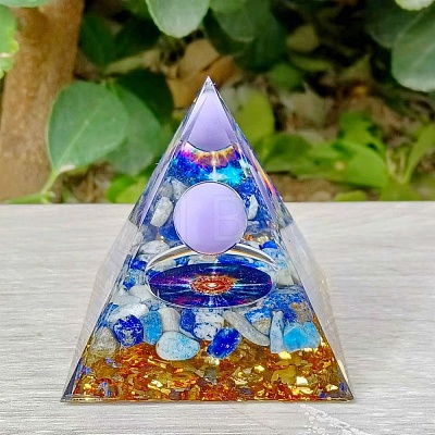 Orgonite Pyramid Resin Energy Generators PW-WG44958-01-1