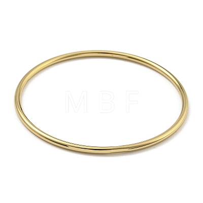 7Pcs PVD Vacuum Plating 202 Stainless Steel Plain Ring Bangle Sets BJEW-M317-16A-G-1