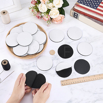 24Pcs Self-adhesive Nylon with PP Hook and Loop Tapes DIY-FG0010-22-1