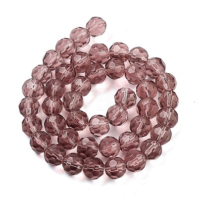 Glass Beads Strands GF6mmC03-1