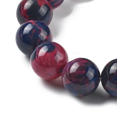 Natural Multi-Color Agate Beads Strands G-A261-B09-14mm-1