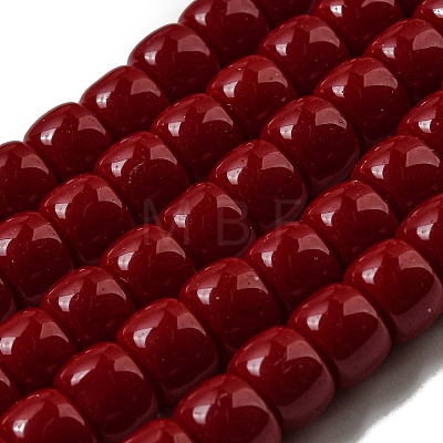 Opaque Glass Beads Strands LS-GLAA-NH0002-B07-1