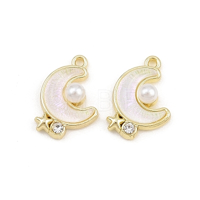 Alloy Crystal Rhinestone Pendants AL-CBA8C77-01F-G-1