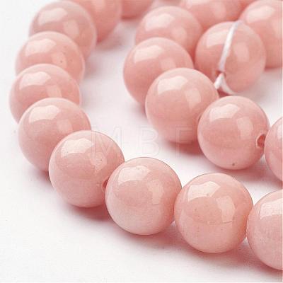Natural Mashan Jade Round Beads Strands G-D263-10mm-XS22-1