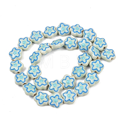 Handmade Porcelain Enamel Beads PORC-G016-06B-1
