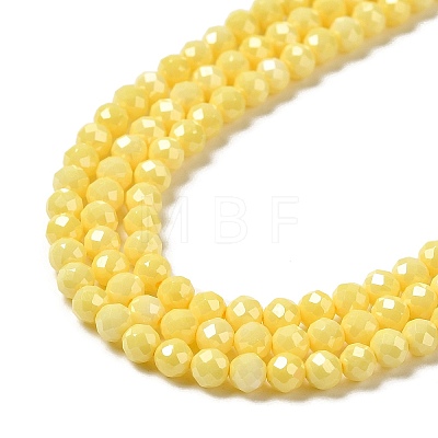 Cubic Zirconia Bead Strands ZIRC-P109-02A-04-1