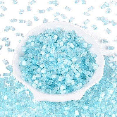 Drawbench Style Glass Seed Beads SEED-N008-10F-1