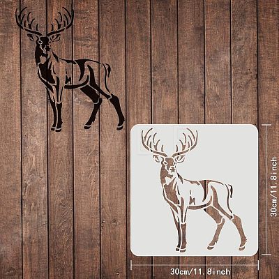 Plastic Reusable Drawing Painting Stencils Templates DIY-WH0172-363-1-1