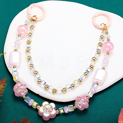 1Pc Acrylic Beaded Mobile Straps AJEW-SZ0002-82A-1