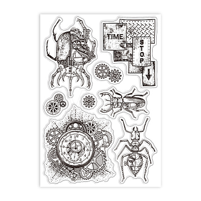 Custom PVC Plastic Clear Stamps DIY-WH0448-0606-1