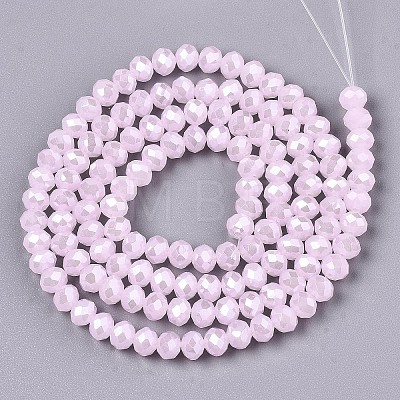 Electroplate Glass Beads Strands LS-EGLA-A034-J8mm-A09-1