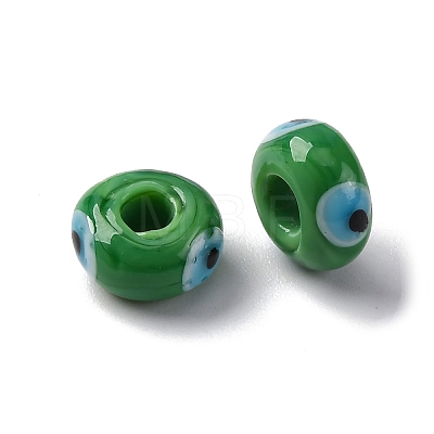 Handmade Evil Eye Lampwork Beads LAMP-F021-01-08-1