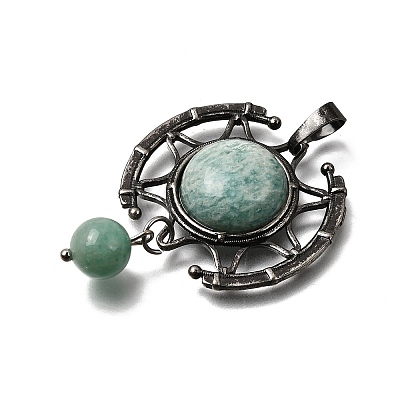 Natural Amazonite Pendants GG-CBA7610-03AS-10-1