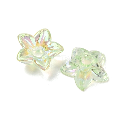 Transparent Acrylic Bead Caps AC-CBA1E6C-06C-1