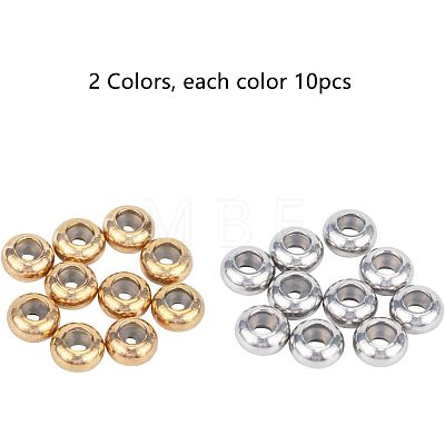 Unicraftale 304 Stainless Steel Beads STAS-UN0002-36-1