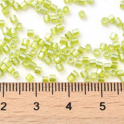 Transparent Colours Luster Glass Seed Beads SEED-S042-20B-04-1