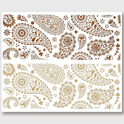 PET Hollow Out Drawing Painting Stencils DIY-WH0406-0004-1