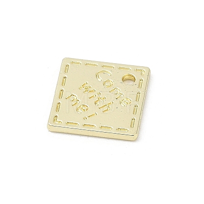 Rack Plating Alloy Pendants PALLOY-S038-04A-G-1