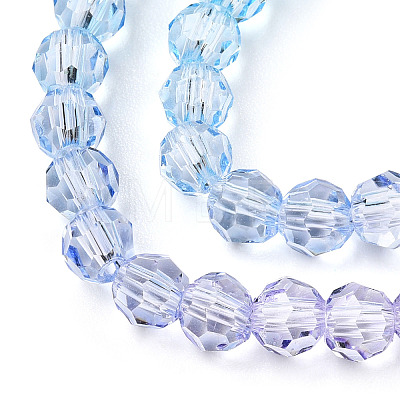 Transparent Glass Beads Strands GLAA-E036-07Q-1