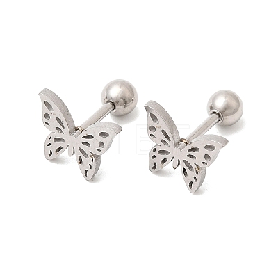 304 Stainless Steel Nose Bone Rings STAS-B126-14P-01-1
