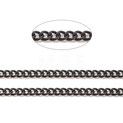 304 Stainless Steel Curb Chains CHS-E005-02EB-1