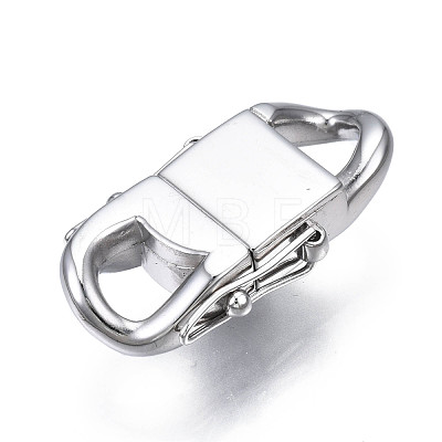 304 Stainless Steel Clasps STAS-S080-02A-P-1