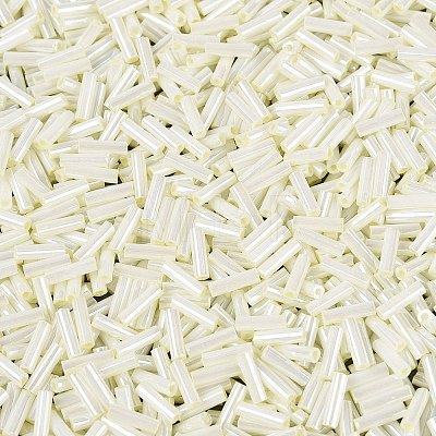 FGB Grade A Glass Round Bugle Beads SEED-Q040-06A-03-1