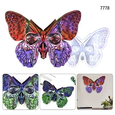 Butterfly Food Grade Silicone Halloween Pendant Decration Molds SIMO-PW0006-055-1