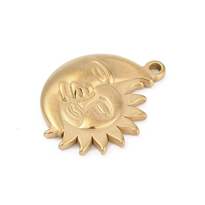 304 Stainless Steel Pendants LS-STAS-D366-01F-G-1
