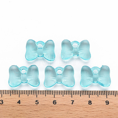 Transparent Acrylic Pendants LS-TACR-T024-02BA-946-1