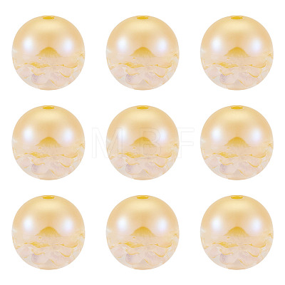 10Pcs Resin Beads PACR-TA0001-33F-1