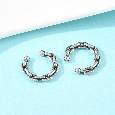 316 Stainless Steel Hoop Nose Rings AJEW-C044-05C-AS-1