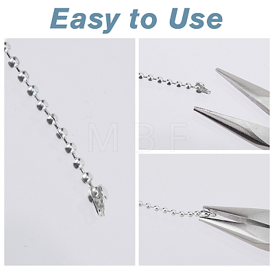 DICOSMETIC 30Pcs 925 Sterling Silver Bead Tips STER-DC0001-19-1