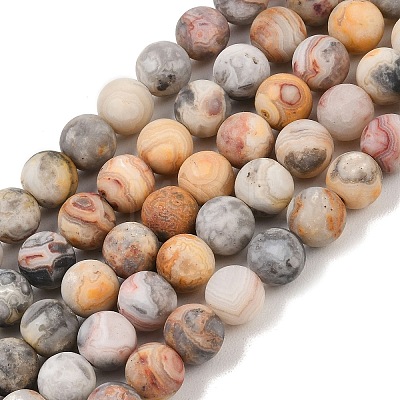 Natural Crazy Lace Agate Beads Strands G-Q462-10mm-12-1