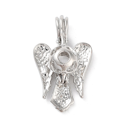 Alloy Bead Cage Pendants FIND-M012-01G-P-1