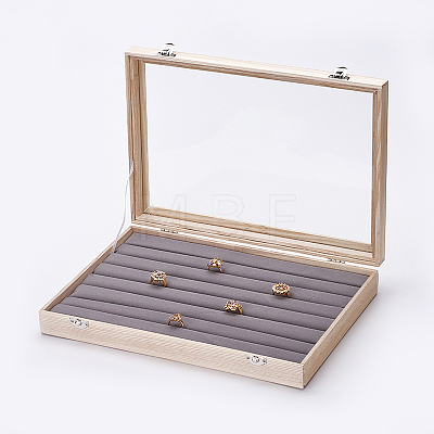 Wooden Ring Presentation Boxes ODIS-P006-12-1