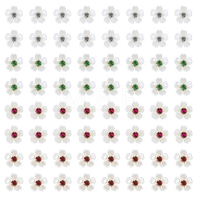 80Pcs Plastic Cabochons KY-TADJ0001-10-1