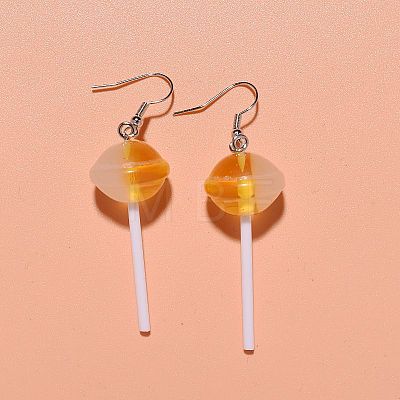 Resin Dangle Earrings FS-WGCA9A3-04-1