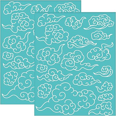 Self-Adhesive Silk Screen Printing Stencil DIY-WH0337-052-1