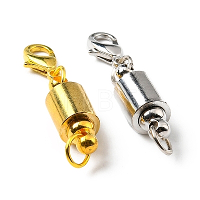 2 Sets 2 Colors Brass Magnetic Clasps Converter KK-YW0001-31-1
