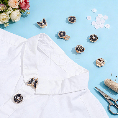 Alloy Enamel Cufflinks BUTT-NB0002-22A-1