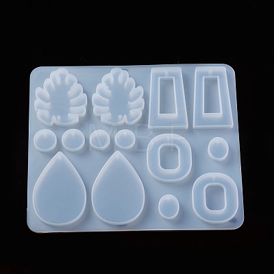 DIY Pendant Earring Silicone Molds DIY-L021-67-1