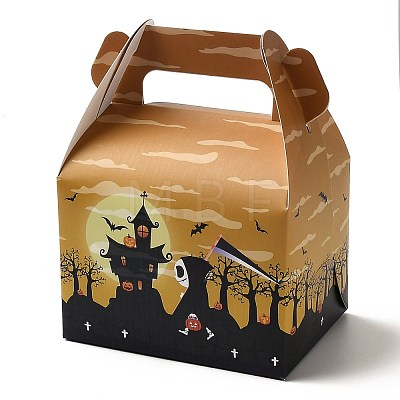 Halloween Theme Paper Cupcakes Boxes CON-I009-15D-1