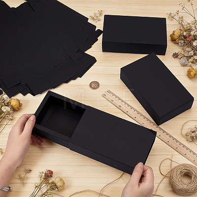 70Pcs Kraft Paper Folding Boxes CON-WA0001-19-1
