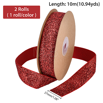 2Roll 2 Color Chinlon Ribbon OCOR-AR0001-13A-1