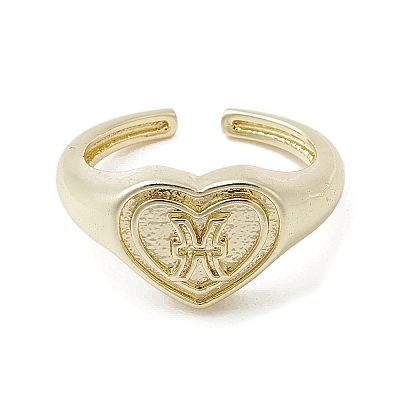 Brass Adjustable Open Rings RJEW-K257-86G-12-1